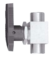 Two-way female valve