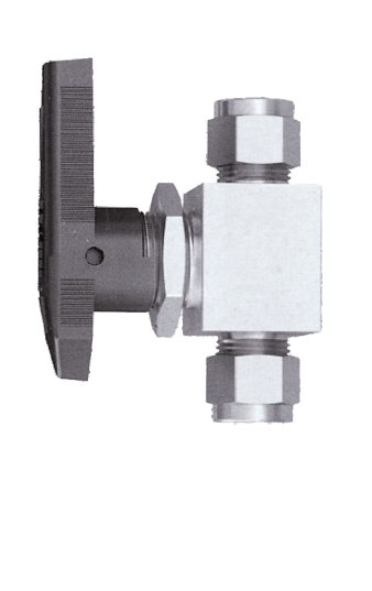 Two-way valve with ferrule