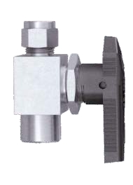 Two-way female valve with ferrule