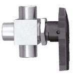 Three-way changeover female valve