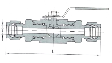 Round-type ball valve for pressure tapping (Formal QG.Y1)