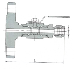Round-type ball valve for pressure tapping (Formal QG.AY1)