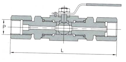 Gauge round-type ball valve (Formal QG.M1)