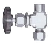 Female Straight Needle Valve with Ferrule