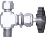 Male Straight Needle Valve with Ferrule
