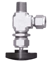 Male Angle-type Needle Valve with Ferrule