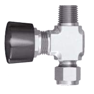 Male Straight Needle Valve with Ferrule