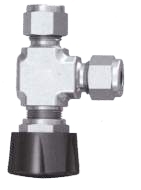 Angle Needle Valve with Ferrule
