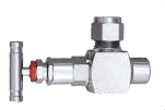Female Angle-type Needle Valve with Ferrule