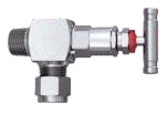 Male Angle-type Needle Valve with Ferrule